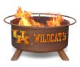 Fleur De Lis Fireplace Screen Lovely University Of Kentucky Wildcats Metal Fire Pit