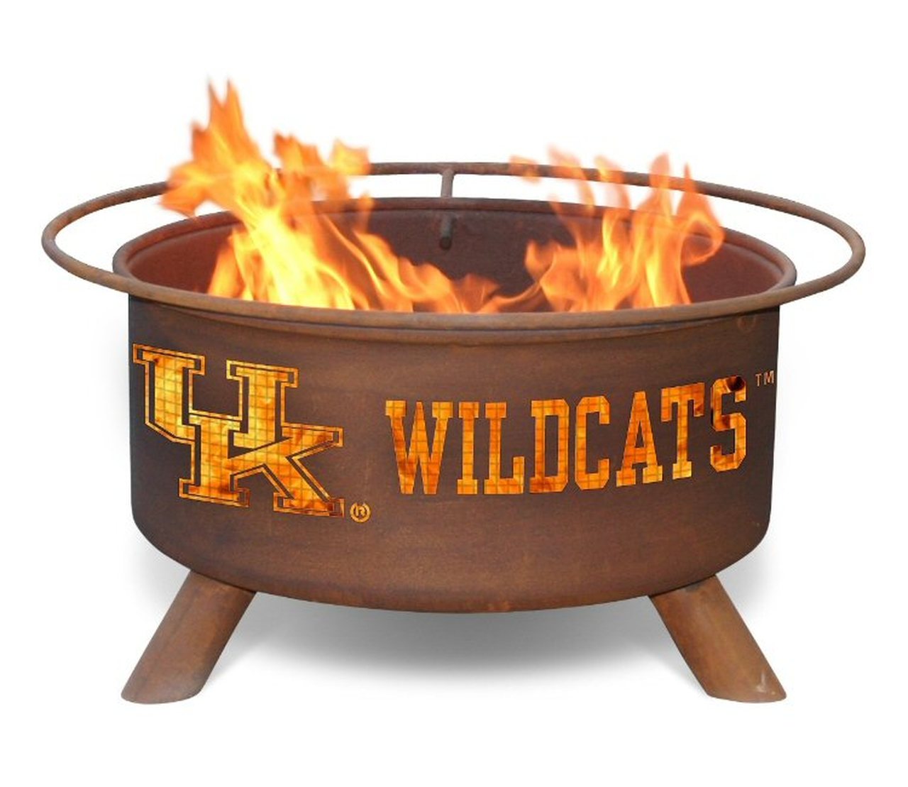 Fleur De Lis Fireplace Screen Lovely University Of Kentucky Wildcats Metal Fire Pit