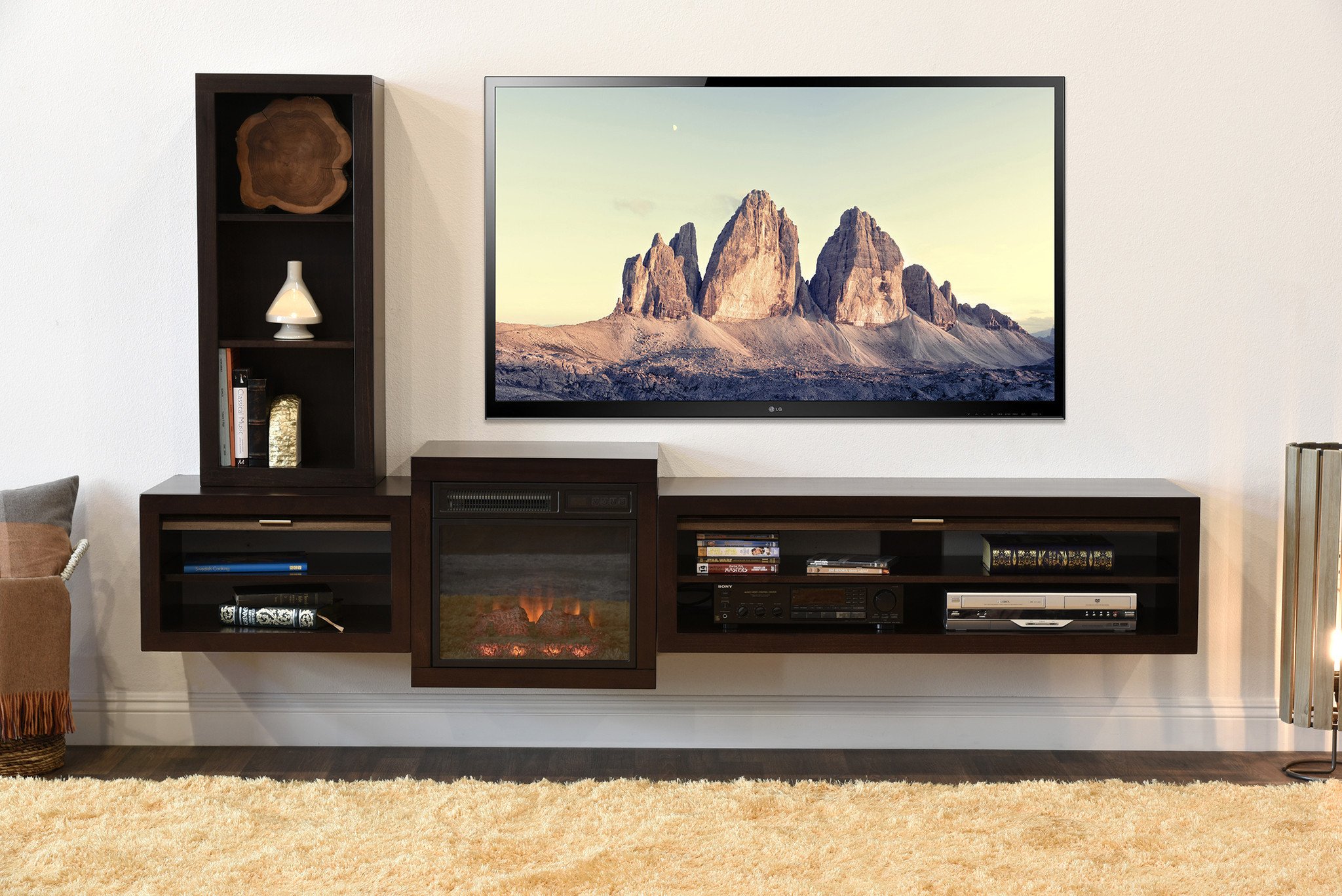 Floating Entertainment Center with Fireplace New Verfuhrerisch Tv Wall Mount Entertainment Centers Plans