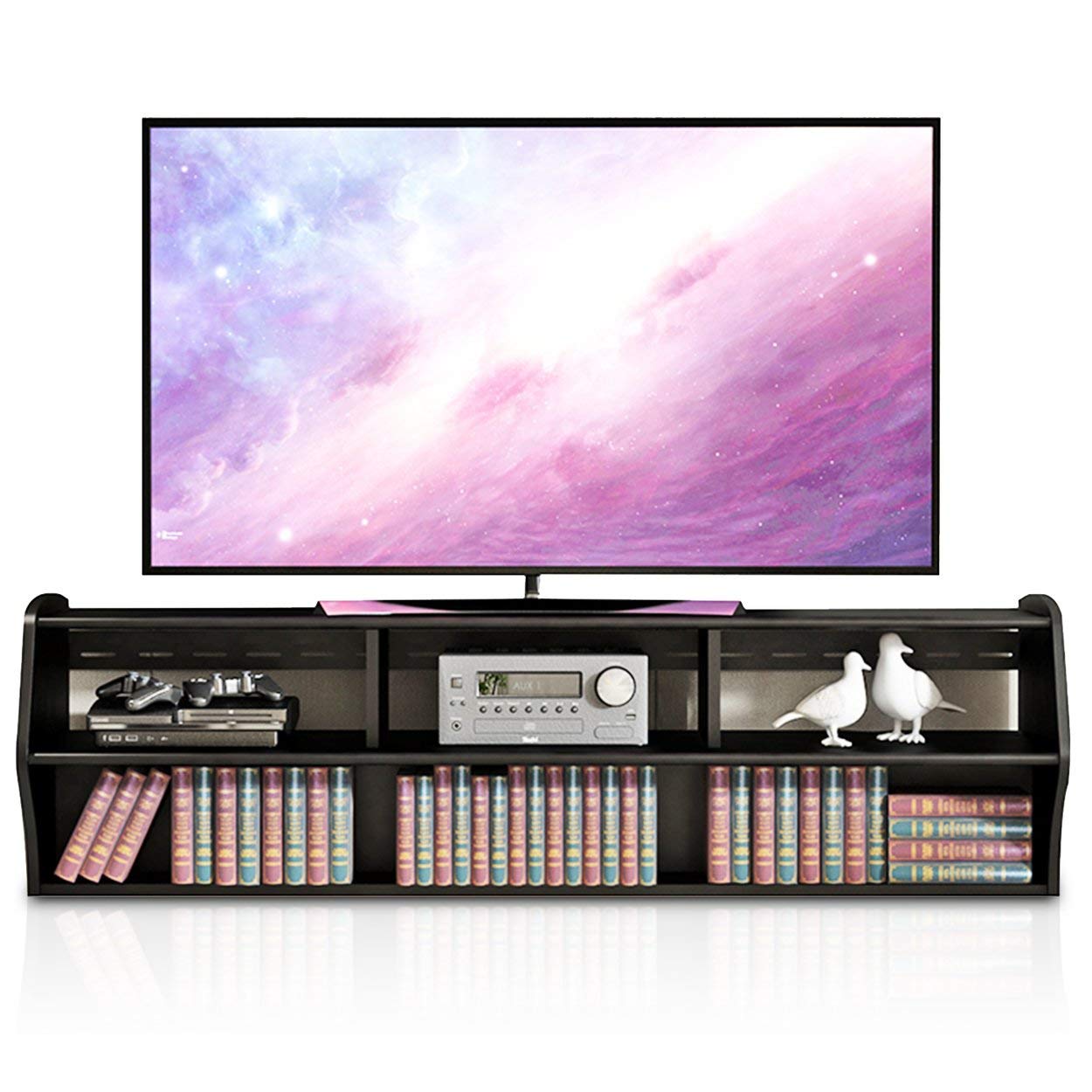 Floating Fireplace Tv Stand Lovely Amazon Promitiona High Gloss Floating Tv Stand for Lcd