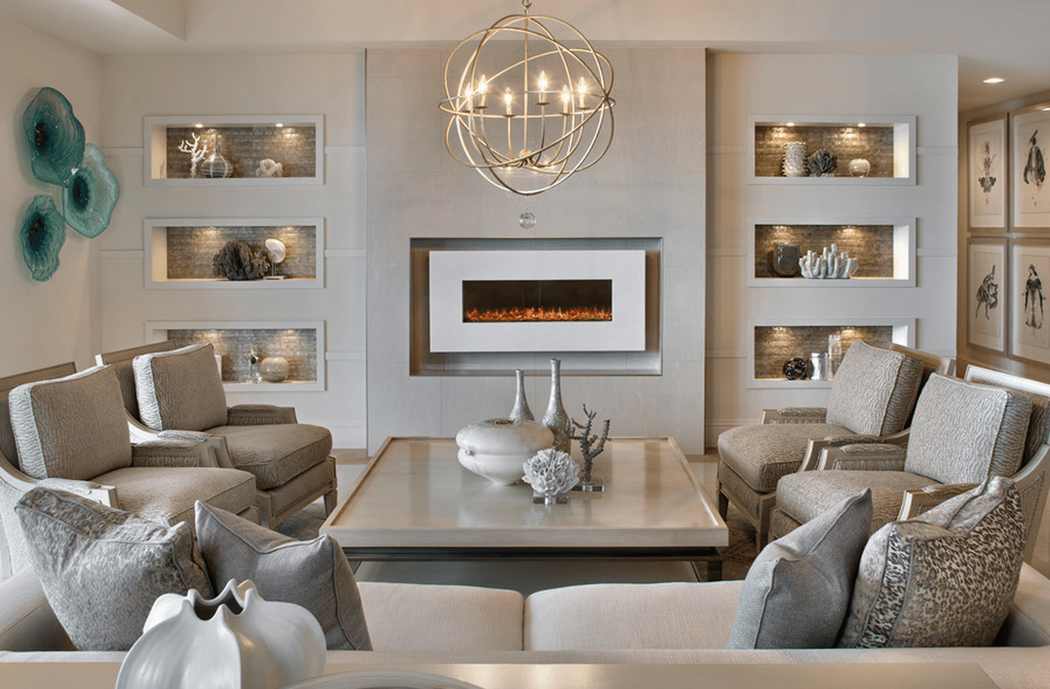 Beautiful Living Rooms With Built In Shelving Custom Built ins Wilson Lighting 587acd113df78c17b