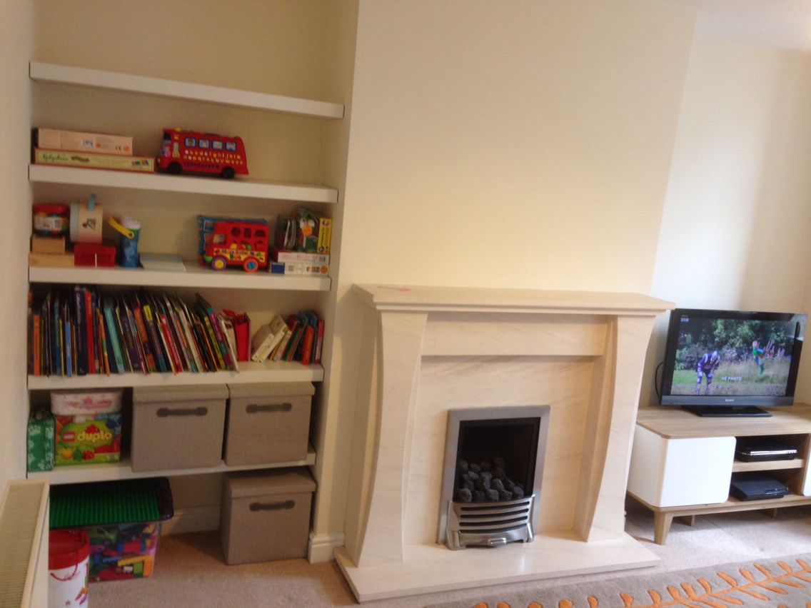 Floating Shelves by Fireplace Unique Ikea Lack Floating Shelves In Playroom