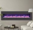 Flush Mount Electric Fireplace Elegant Sierra Flame by Amantii Wall Mount Flush Mount 72" Electric