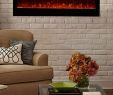 Flush Mount Electric Fireplace New touchstone Sideline 50" Recessed Electric Fireplace