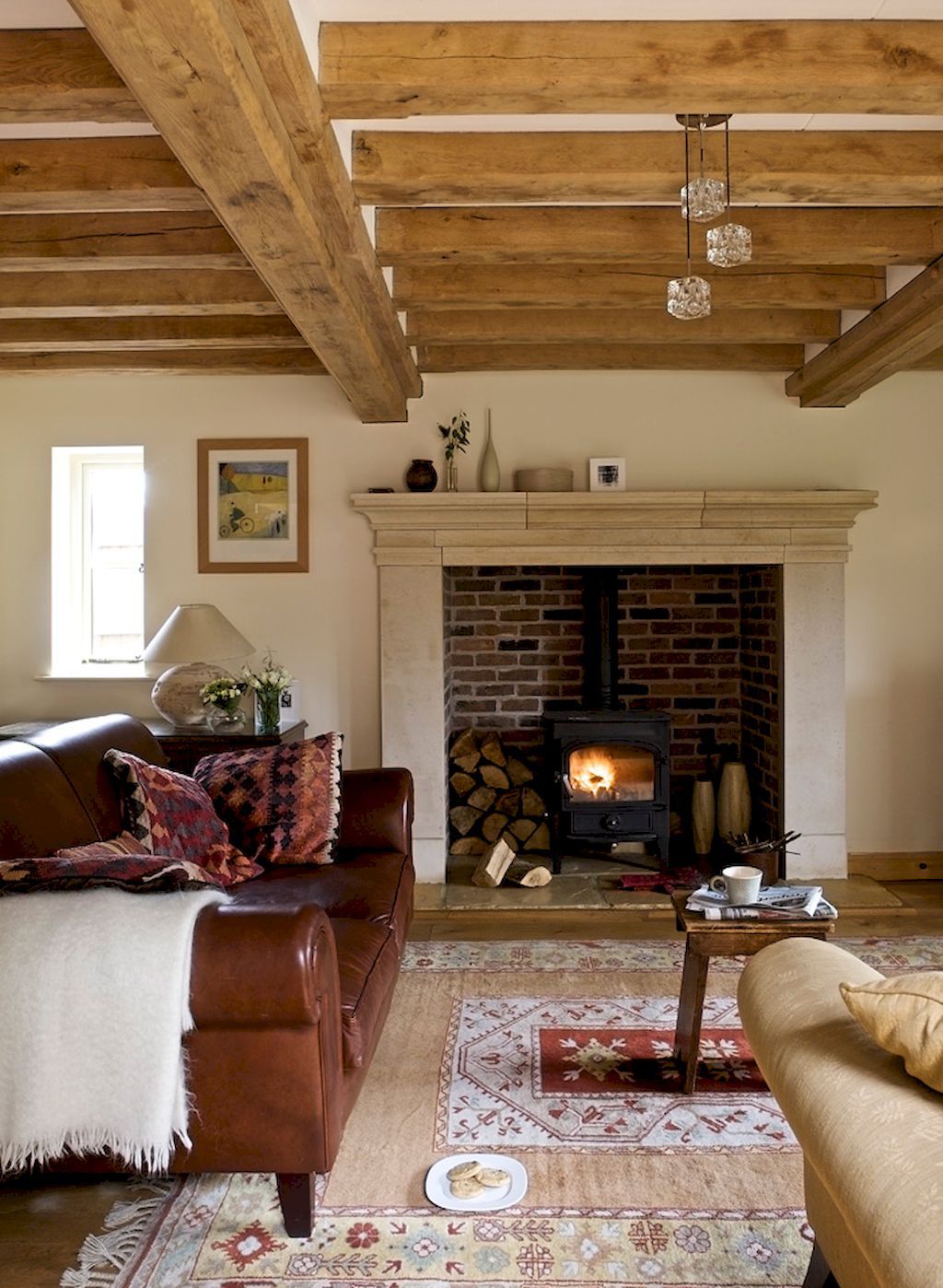 80 incridible rustic farmhouse fireplace ideas makeover 4 0d77d4d1c8c308aba00d86b13f0418dc
