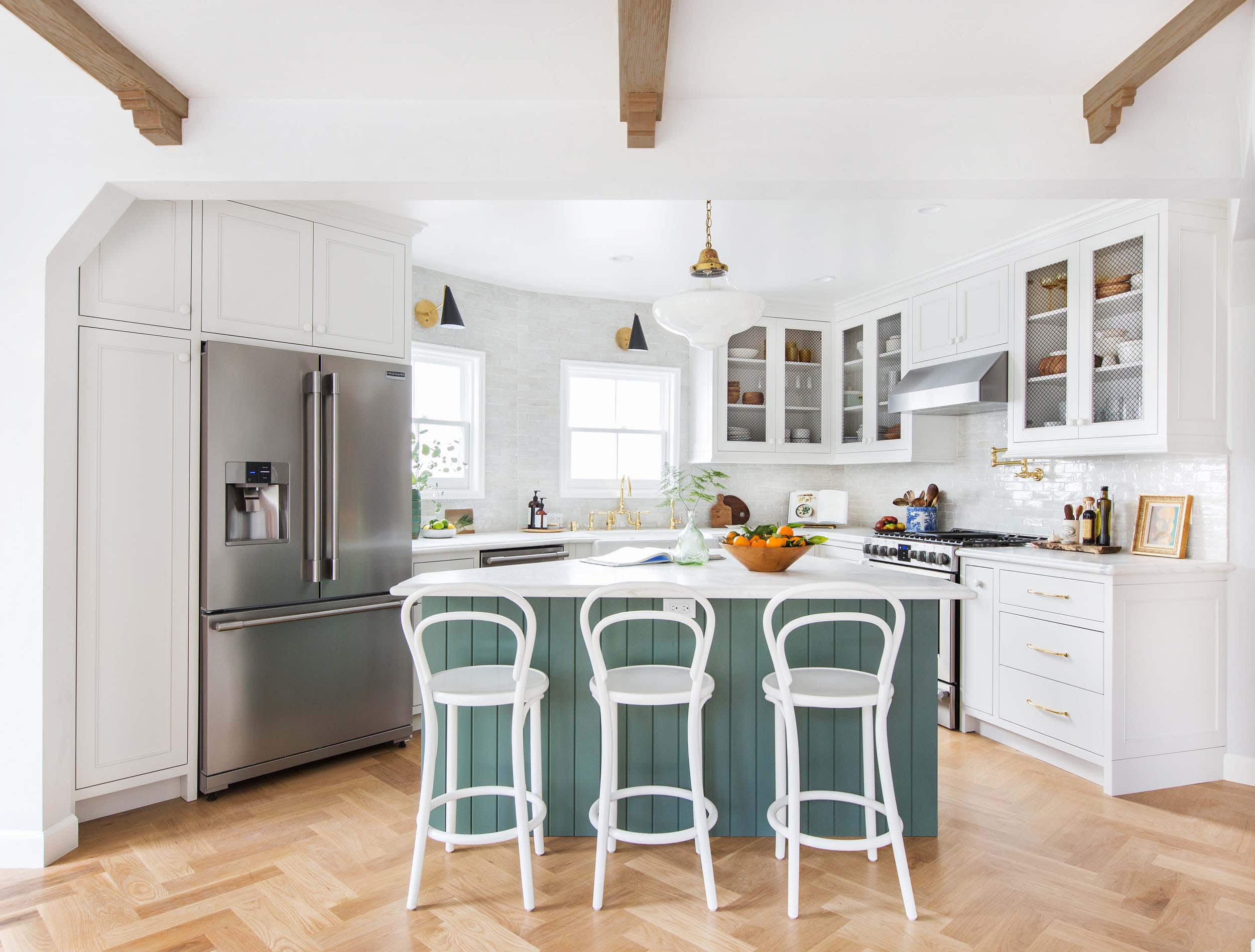 Free Standing Cabinets Next to Fireplace Unique My Kitchen Design A Year Later Lots to Love & some Regrets