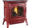 Free Standing Gas Log Fireplace Fresh 31 000 Btu Vent Free Red Enameled Porcelain Cast Iron Lp Propane Gas Stove