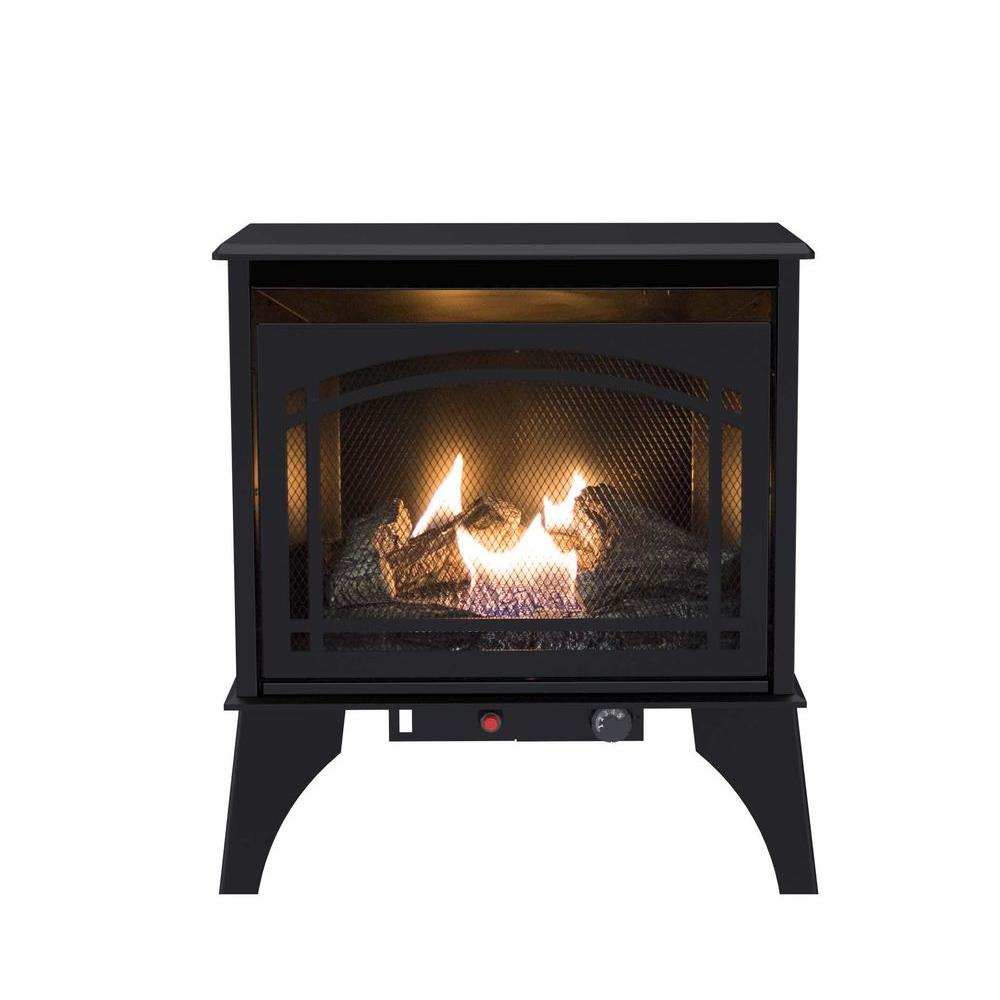 Free Standing Indoor Gas Fireplace Unique 23 5 In Pact 20 000 Btu Vent Free Dual Fuel Gas Stove