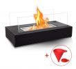 Free Standing Ventless Fireplace Elegant Brian & Dany Ventless Tabletop Portable Fire Bowl Pot Bio Ethanol Fireplace Indoor Outdoor Fire Pit In Black W Fire Killer and Funnel
