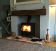 Free Standing Wood Burning Fireplace New Chesney Log Burner Timber Effect Beam Grey Rug Reclaimed