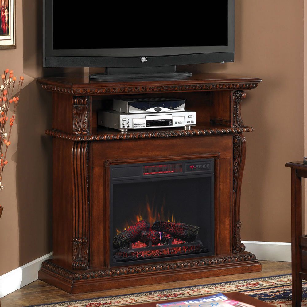 Freestanding Corner Fireplace Lovely Corinth Wall or Corner Infrared Electric Fireplace Media