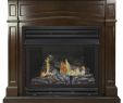 Freestanding Ventless Gas Fireplace Inspirational Pleasant Hearth 46 In Natural Gas Full Size Cherry Vent Free Fireplace System 32 000 Btu
