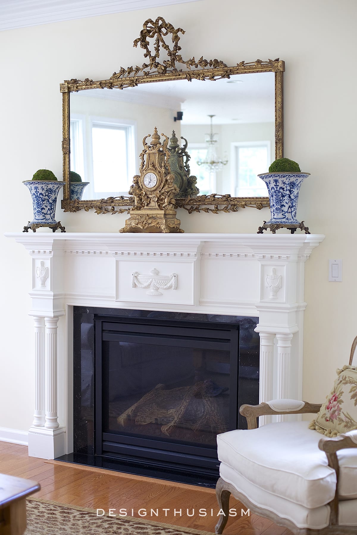 French Country Fireplace Mantels Unique Decorative Mirrors Adding French Country Charm with Gilded