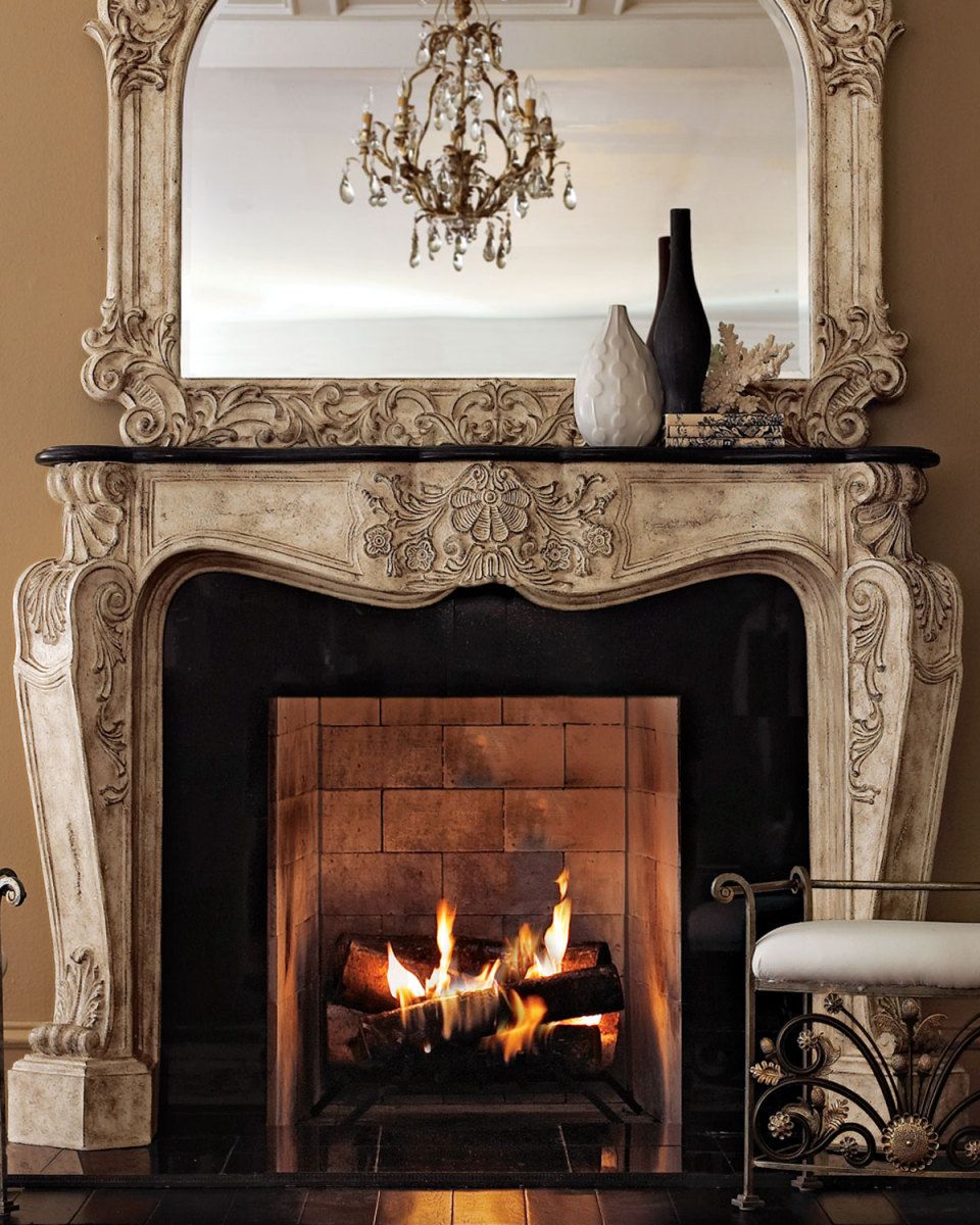 French Fireplace Inspirational French Country Decor & French Country Decorating Ideas