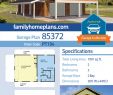 Garage Fireplace Luxury 2 Car Garage Apartment Plan Number with 2 Bed 3 Bath