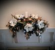 Garland for Fireplace Mantel Fresh Christmas Floral Centerpiece Lighted Mantel Garland