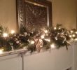 Garland for Fireplace Mantel Lovely Fireplace Christmas Garland with Lights