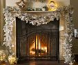 Garland for Fireplace Mantel Luxury Frosted Grandis Fir Lighted Garland