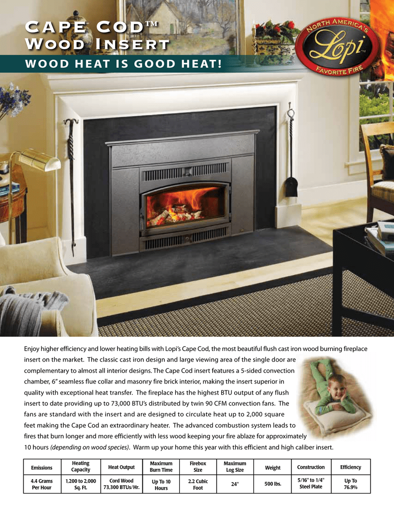 Gas Burning Fireplace Insert Fresh Capecod Insert