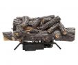Gas Fireplace Blower Kit Home Depot Luxury Savannah Oak 18 In Vent Free Natural Gas Fireplace Logs with Remote