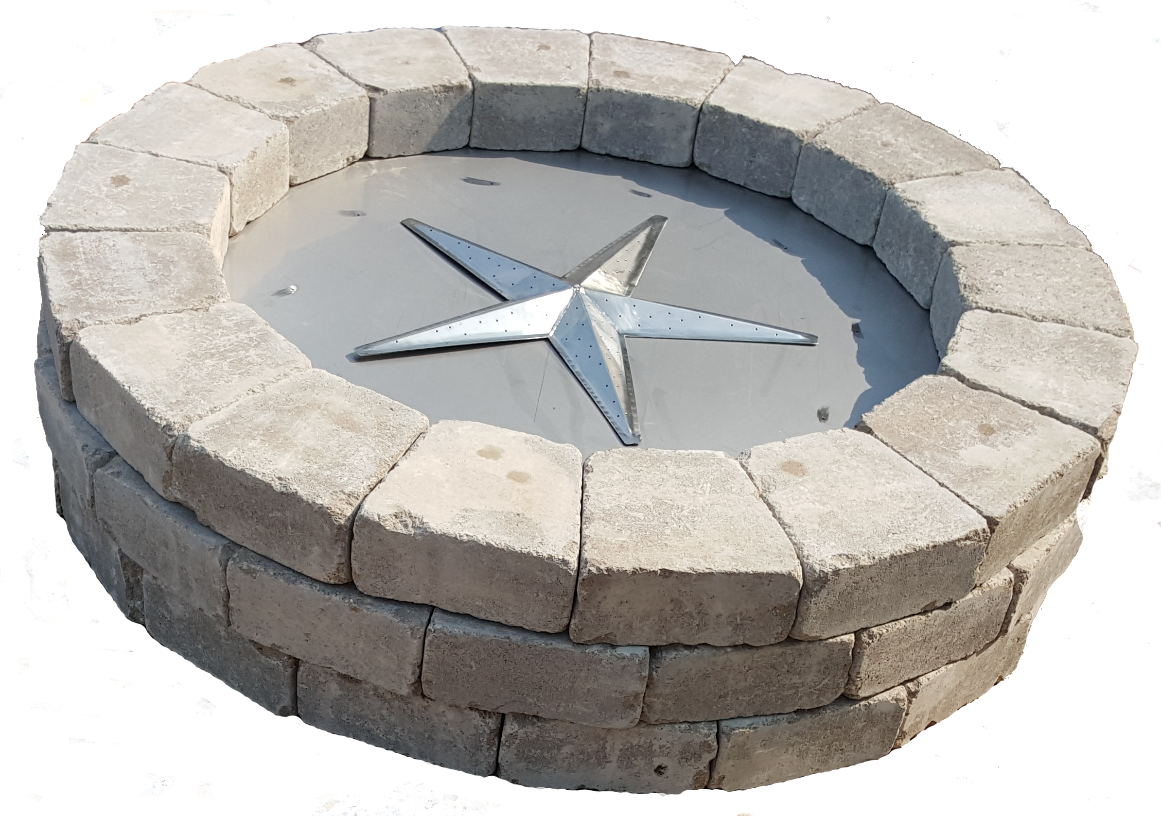39 inch Round Fire Pit Burner Kit round fire pit kit burner techo bloc unilock belgard reading rock fireboulder firestar