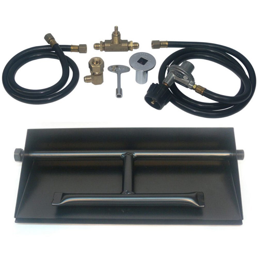 Amazon Fire Pit Propane Gas Dual Burner Pan Kit Color 61eN8reTyZL SL1000
