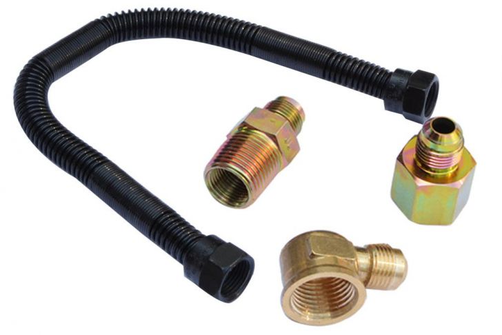 Gas Fireplace Burner Pipe Unique Stanbroil 3 8&quot; X 12&quot; Non Whistle Flexible Flex Gas Line Connector Kit for Ng or Lp Fire Pit and Fireplace