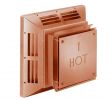 Gas Fireplace Chimney Cap Beautiful 5 X 8 Directvent Pro Copper Square Horizontal Termination Cap 58dva Hc C