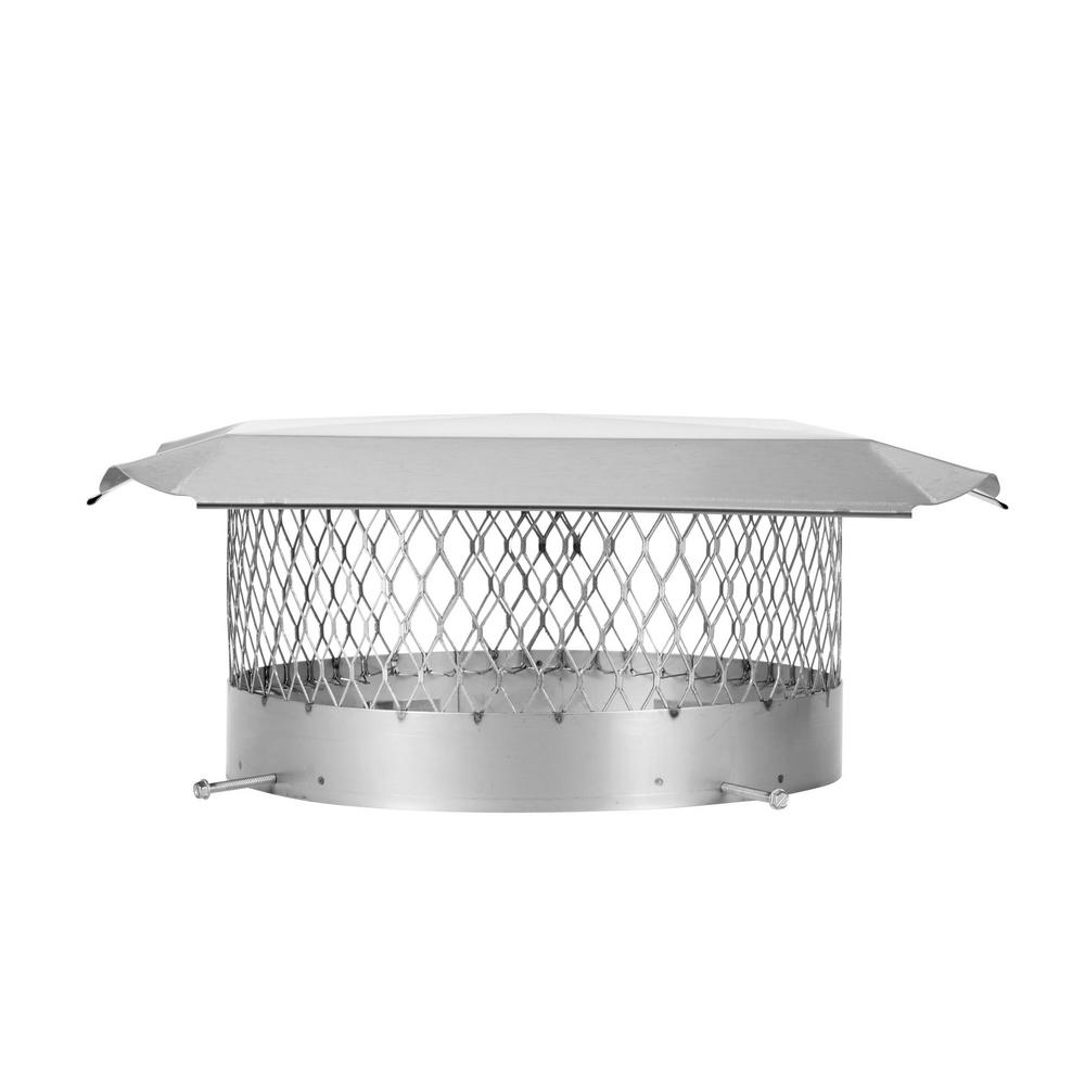 Gas Fireplace Chimney Cap Beautiful Hy C 14 In Round Bolt Single Flue Chimney Cap In Stainless Steel