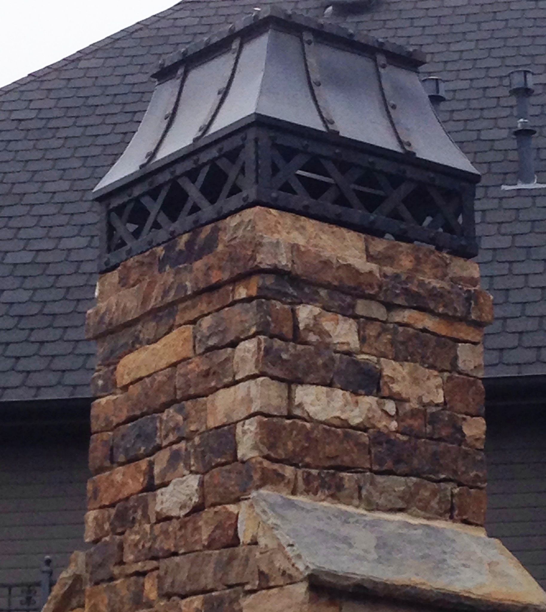 Gas Fireplace Chimney Cap New Old World Chimney Fireplaces In 2019