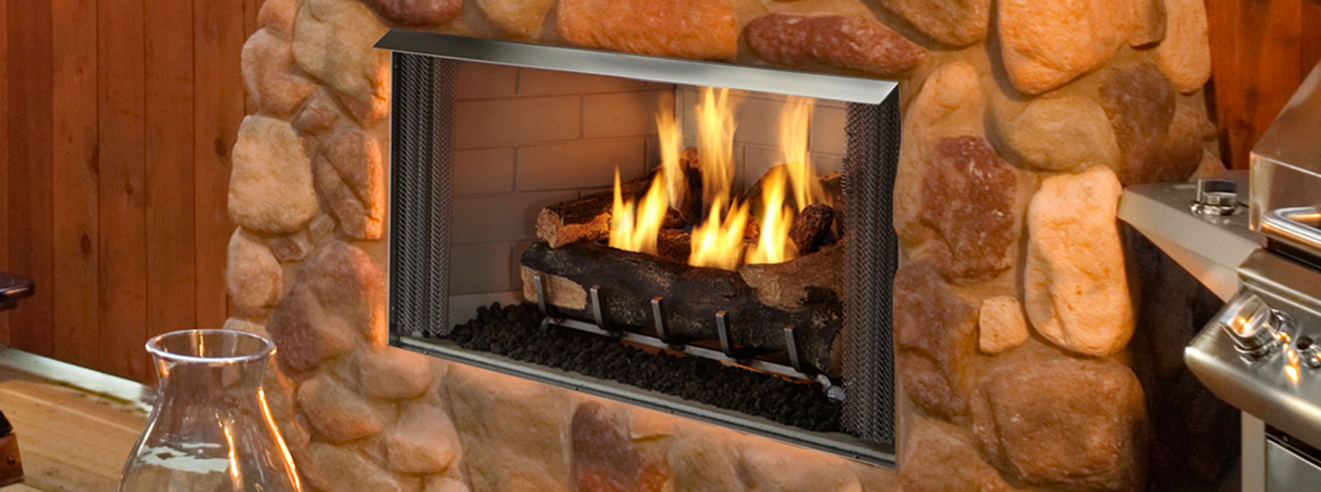 Gas Fireplace Door Replacement Best Of Outdoor Lifestyles Villa Gas Pact Outdoor Fireplace