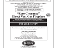 Gas Fireplace Fan Kit Awesome Zero Clearance” Direct Vent Gas Fireplace