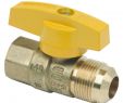 Gas Fireplace Gas Valve Fresh Brasscraft 5 8 In O D Flare 15 16 16 Thread X 1 2 In Fip Gas Ball Valve