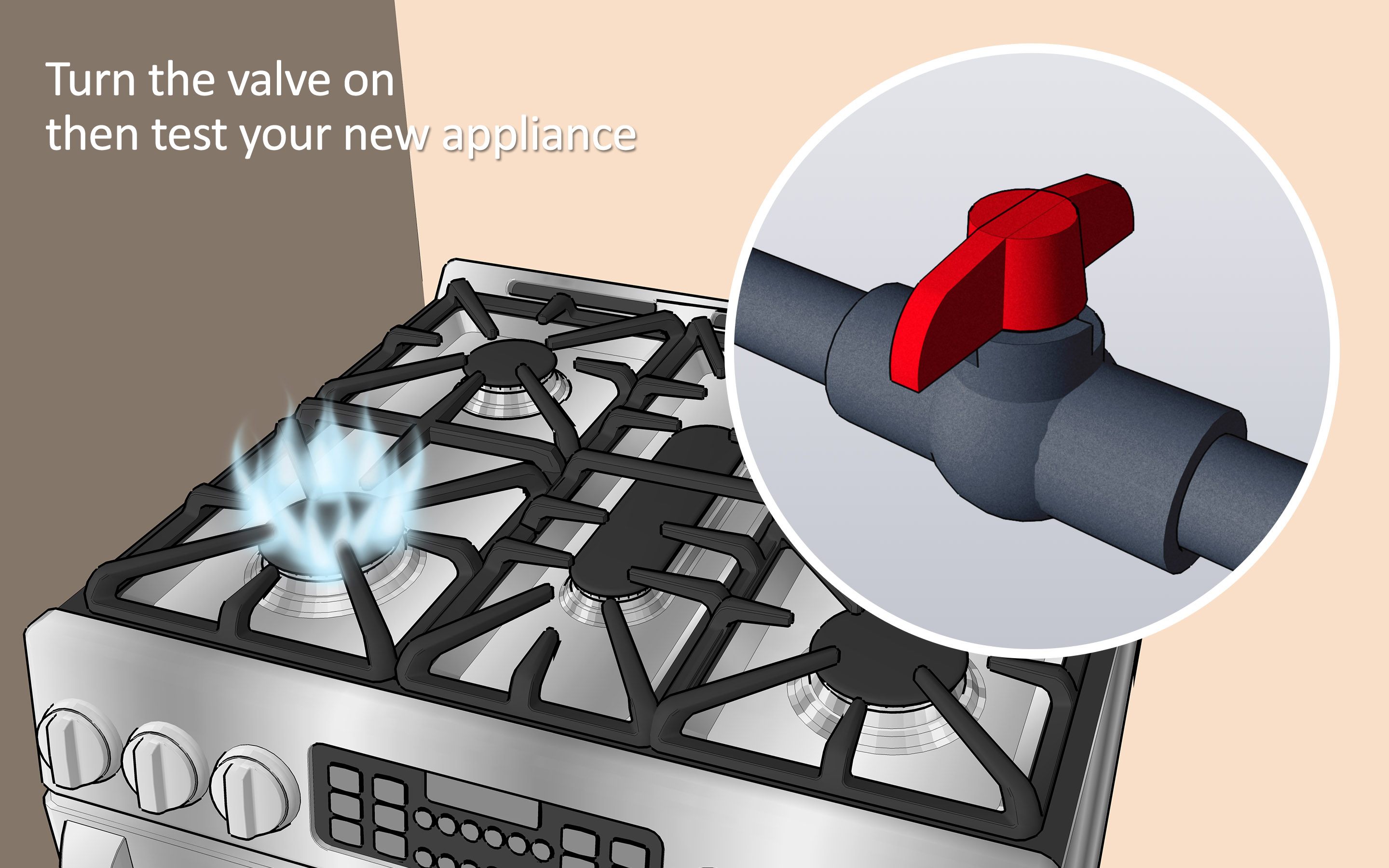 Gas Fireplace Gas Valve Inspirational How to Install A Gas Line 6 Steps with Wikihow