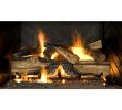 Gas Fireplace Glowing Embers New Emberglow Country Split Oak 24 In Vented Natural Gas