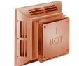 Gas Fireplace Outside Vent Cover Best Of 5 X 8 Directvent Pro Copper Square Horizontal Termination Cap 58dva Hc C