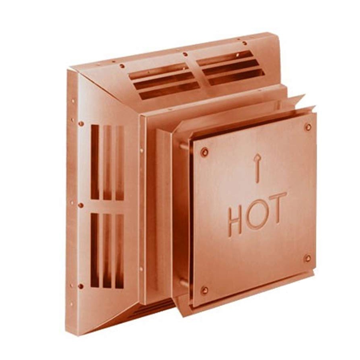 Gas Fireplace Outside Vent Cover Best Of 5 X 8 Directvent Pro Copper Square Horizontal Termination Cap 58dva Hc C