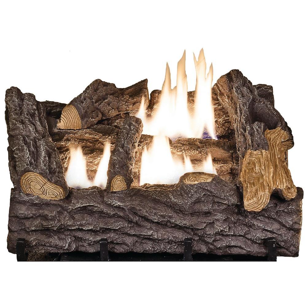 Gas Fireplace Parts Home Depot Unique Emberglow 18 In Timber Creek Vent Free Dual Fuel Gas Log Set with Manual Control