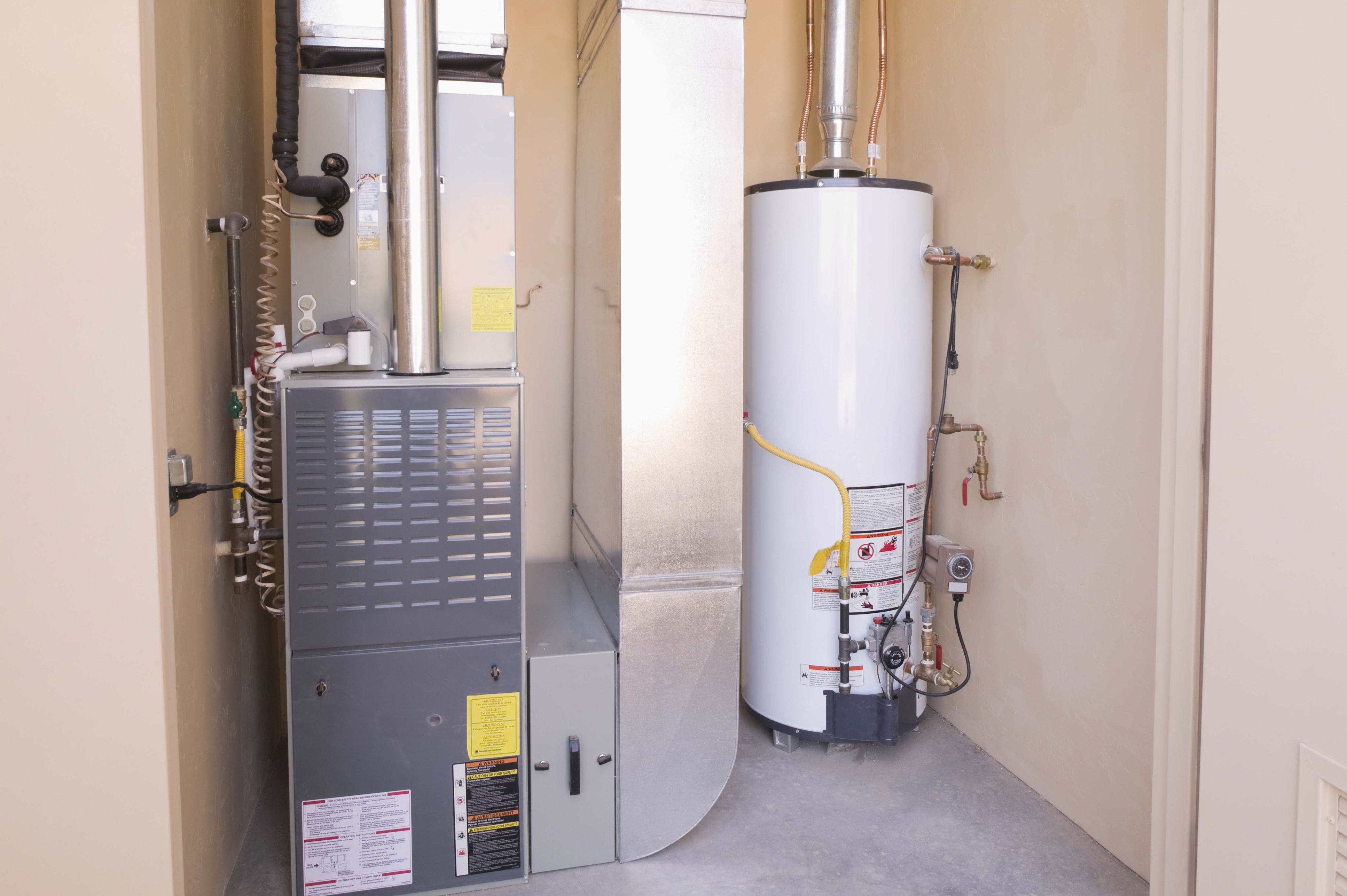 hot water heater and furnace in basement 580f79c75f9b ce0a260
