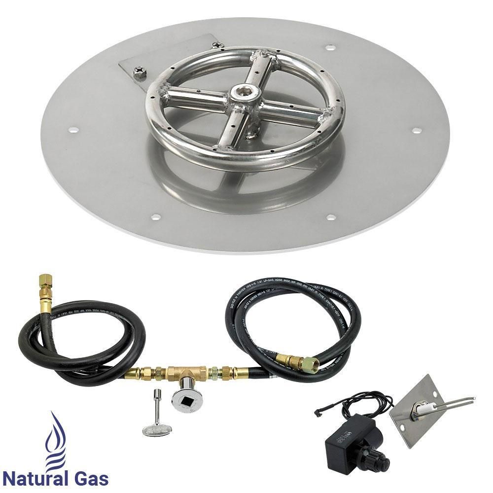 Gas Fireplace Regulator Fresh American Fire Glass 12 In Round Stainless Steel Flat Pan