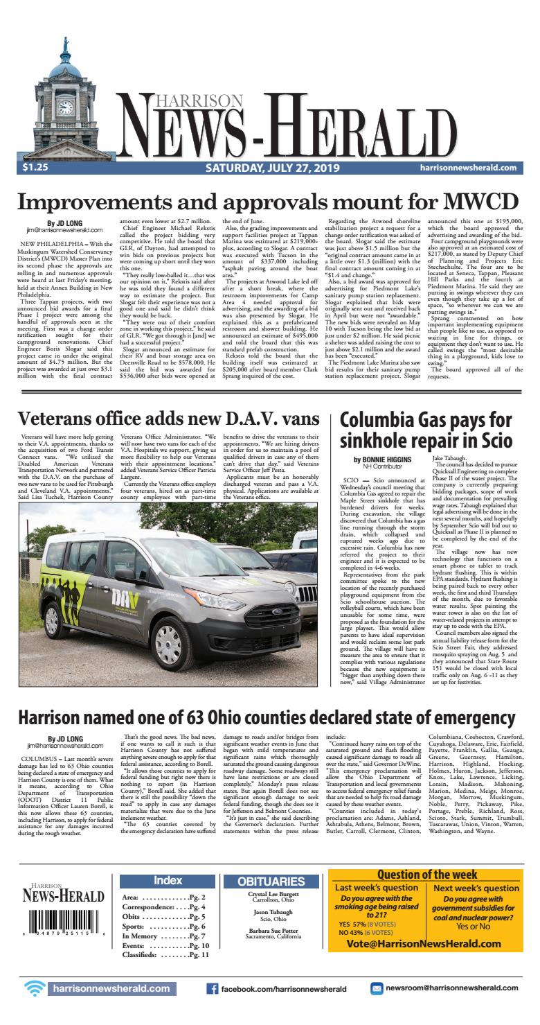 Gas Fireplace Repair Columbus Ohio New Harrison News Herald 07 27 19 by Schloss Media issuu