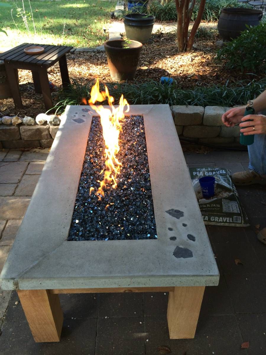 Gas Fireplace Rocks New Build Your Own Gas Fire Table