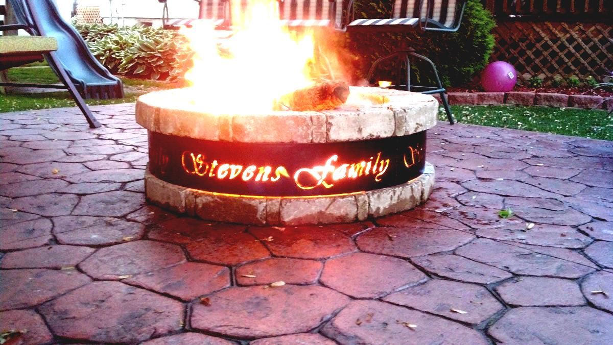 Gas Fireplace Sand Elegant toskanische Fliesen Mission Stil Outdoor Feuerstelle