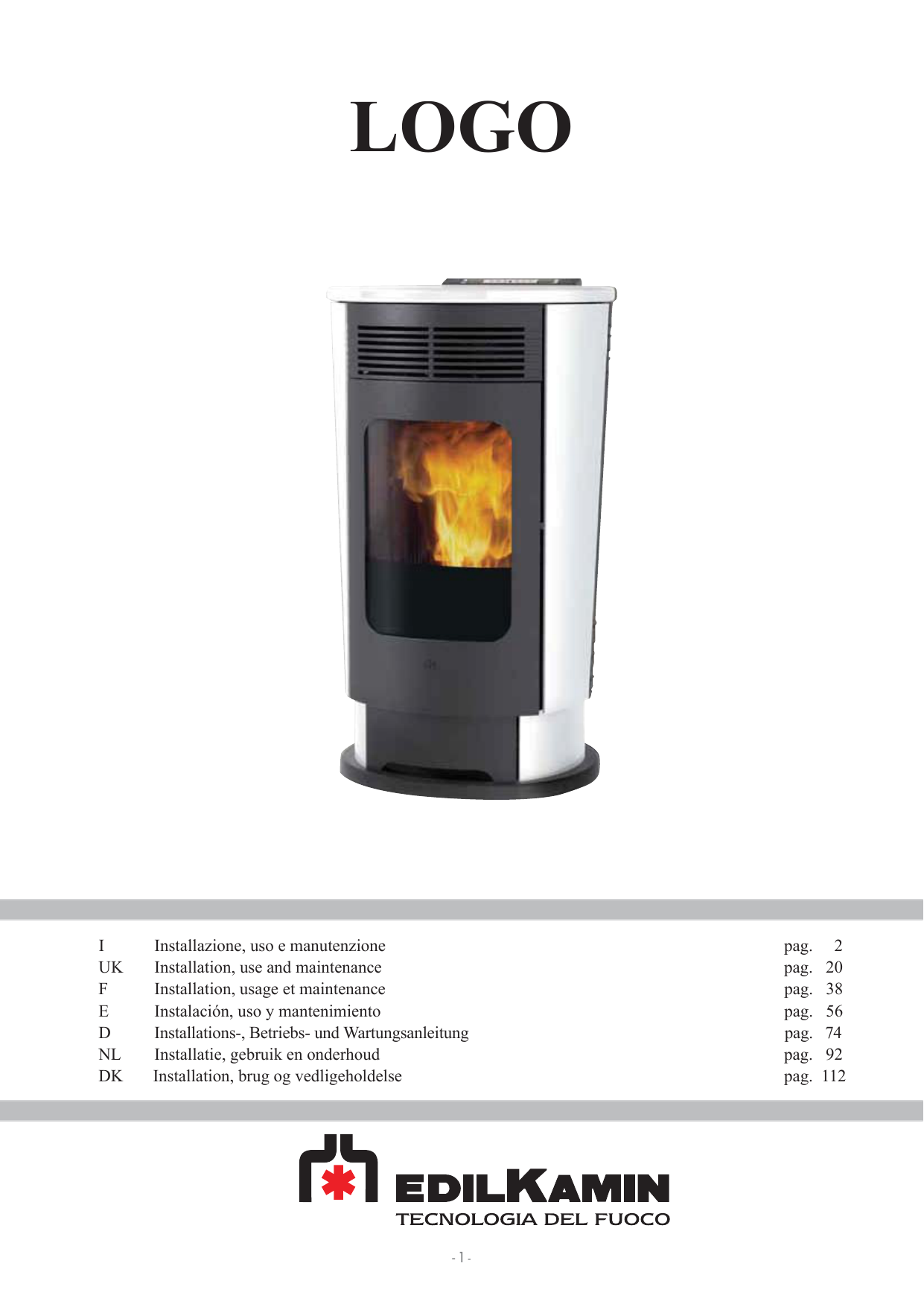 Gas Fireplace thermocouple Unique I Installazione Uso E Manutenzione Pag 2 Uk
