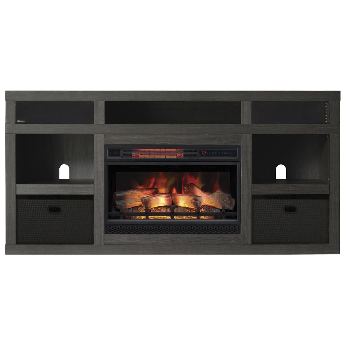 Gas Fireplace Units Elegant Fabio Flames Greatlin 3 Piece Fireplace Entertainment Wall