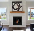 Gas Fireplaces for Small Spaces Best Of White Shiplap Fireplace Surround with Wood Mantle