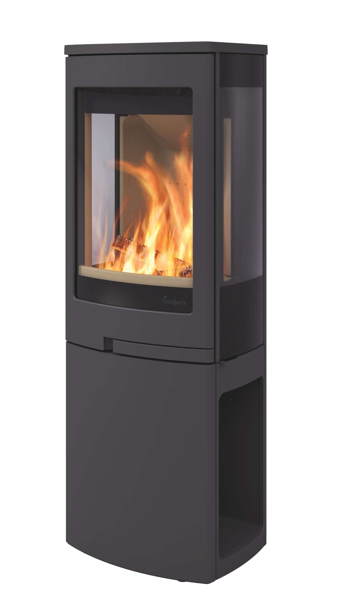 Gas Heater Fireplace Elegant Kaminofen nordpeis Duo 2 Schwarz 5 Kw Kaufen