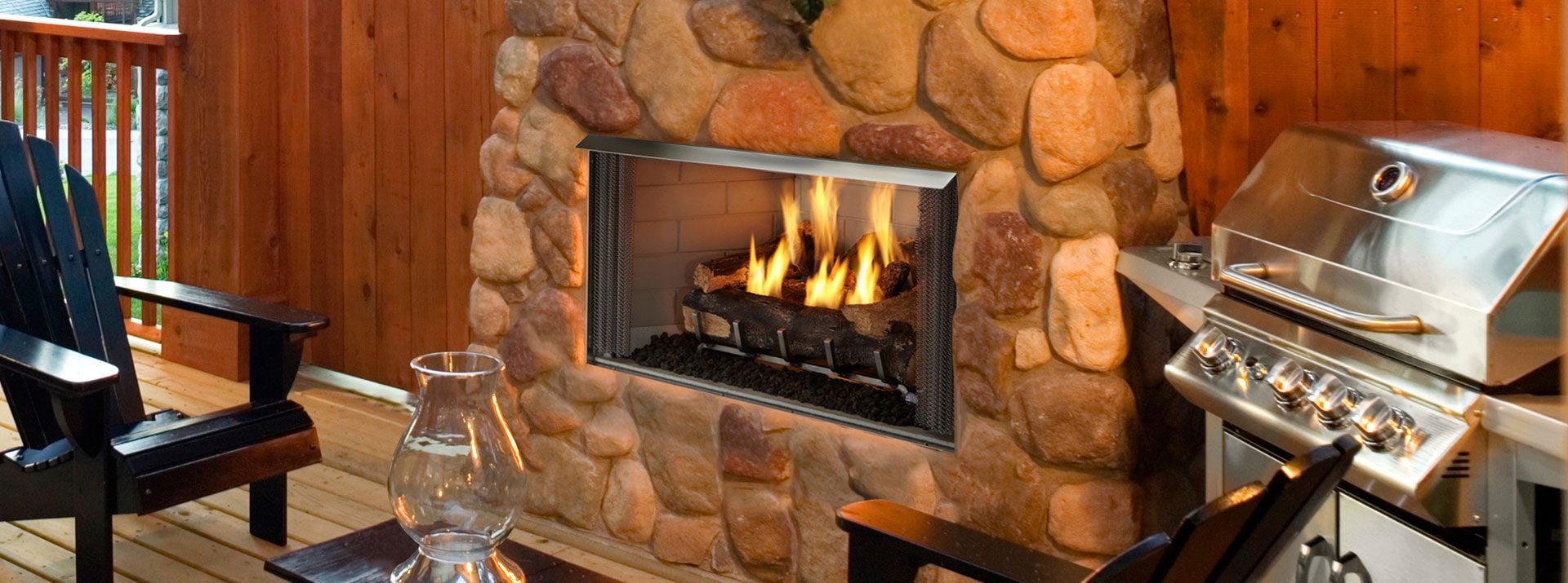 Gas Insert Vs Gas Fireplace Luxury Outdoor Lifestyles Villa Gas Pact Outdoor Fireplace