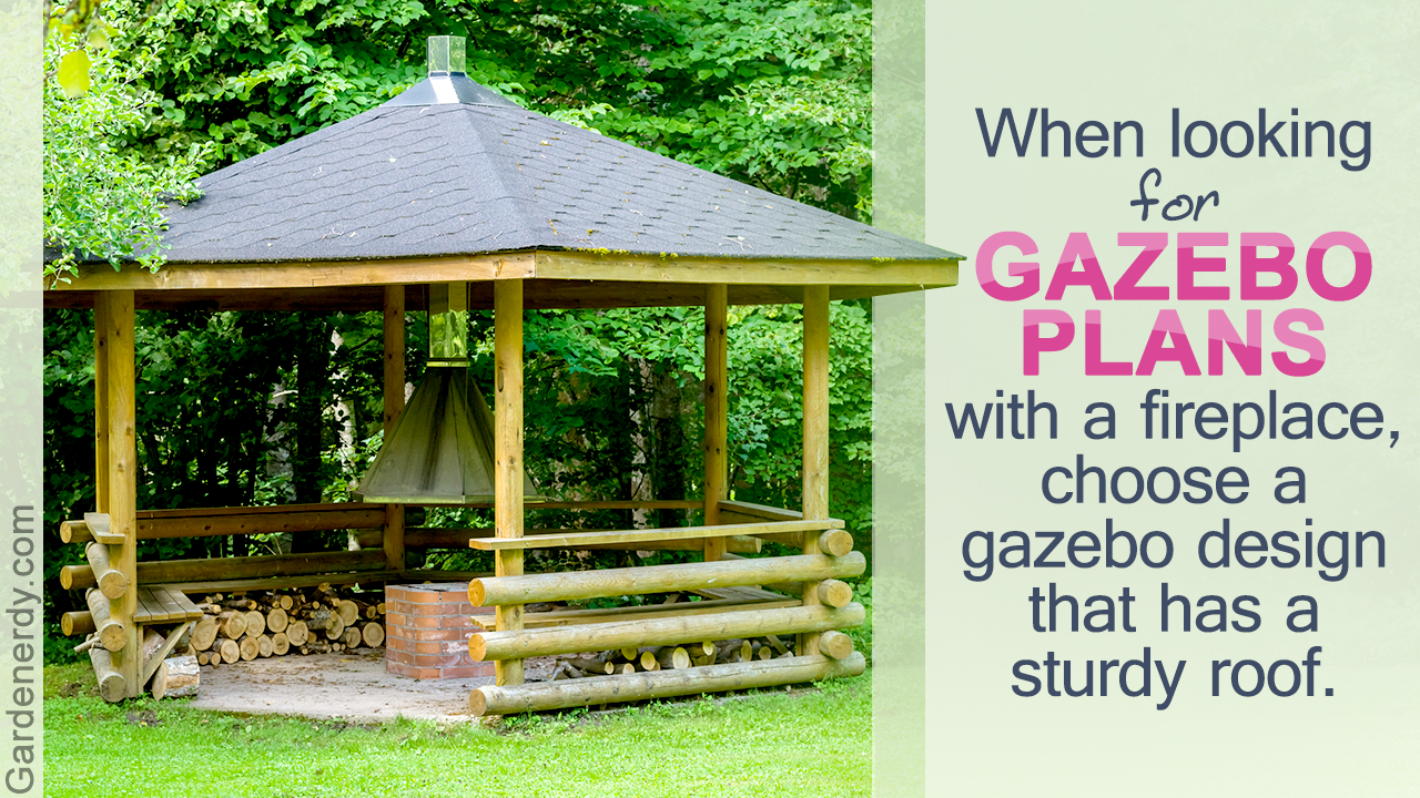 Gazebo with Fireplace Awesome there are Many Good Gazebo Plans with Fireplace and the