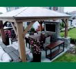 Gazebo with Fireplace Beautiful Costco Pavilion Patio and Backyard Ideas In 2019